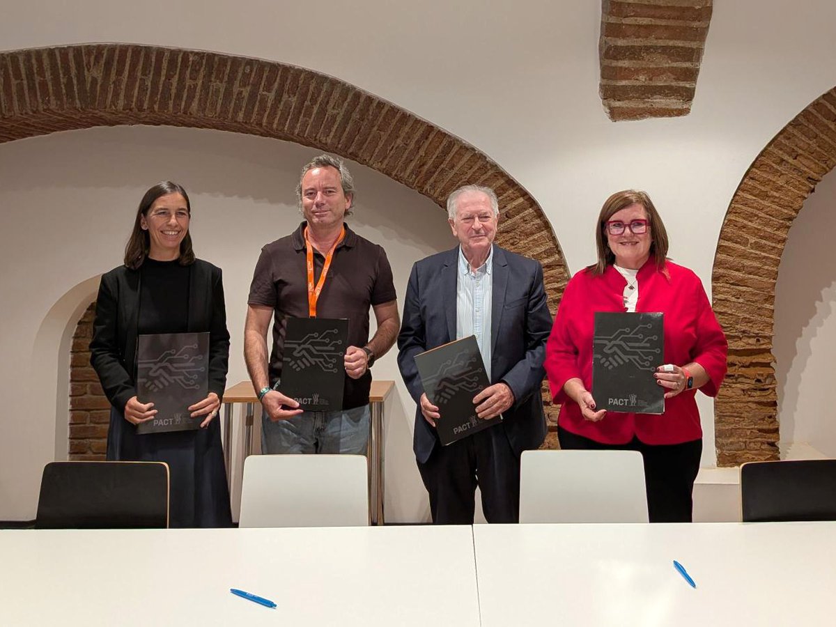 📍Évora, punto de encuentro para el futuro tecnológico 

<a href="/APTE_es/">APTE</a> 🤝𝗧𝗘𝗖𝗣𝗔𝗥𝗤𝗨𝗘𝗦

✒️Los parques científicos y tecnológicos de España y Portugal firman en Évora un manifiesto conjunto

🔗 lnkd.in/dRiaP6Ut

#PTGARAIALURRALDEEKINTZAILEA
#PTGARAIATERRITORIOEMPRENDEDOR