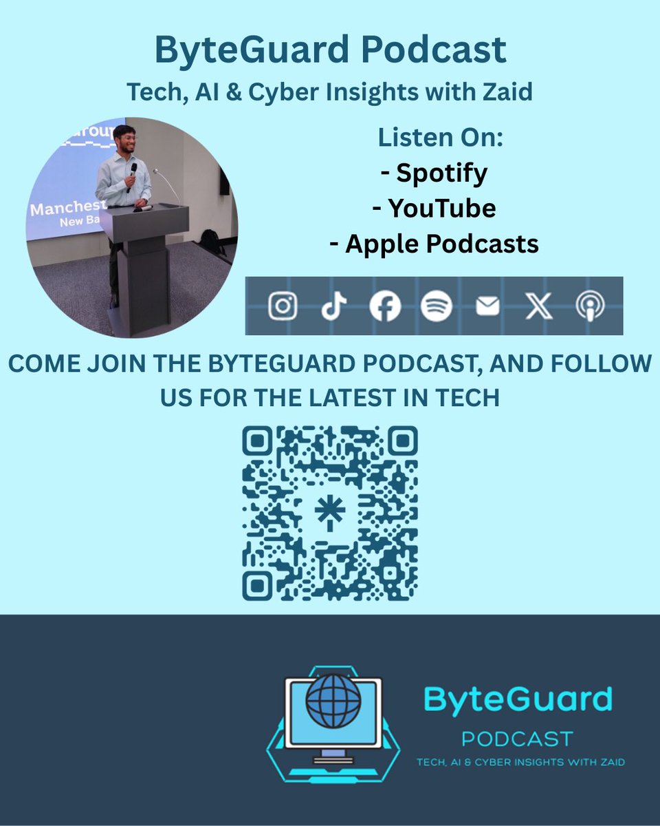 Yr 13 student Zaid has launched a tech podcast. ByteGuard investigates trends, AI breakthroughs, cyber security &amp; innovations. Tech-splore with Zaid as he analyses &amp; unpacks the tec defining our future - one byte at a time on Spotify, YouTube, Apple Podcasts.
<a href="/TitusSaltSchool/">Titus Salt School</a>