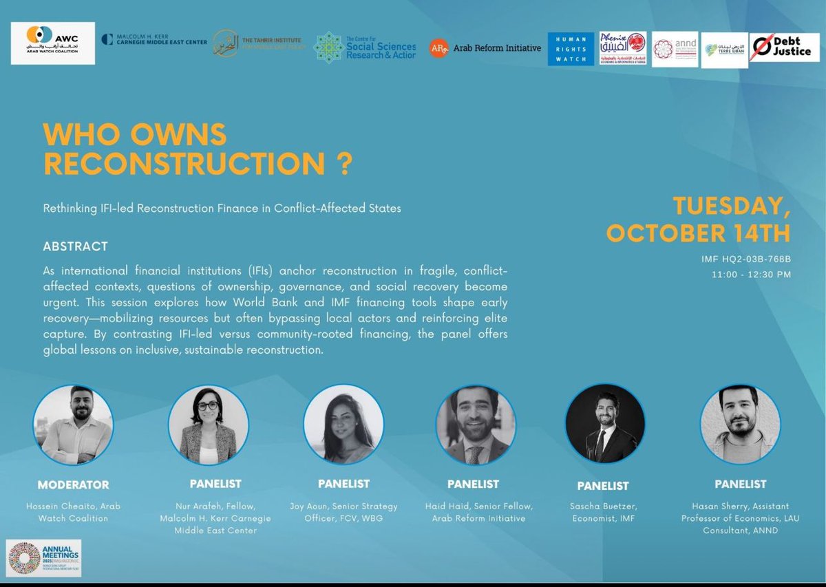 The session will start in a few minutes, at 11 AM DC time. Youcan watch it live on 
imf.zoom.us/j/91505476767?…