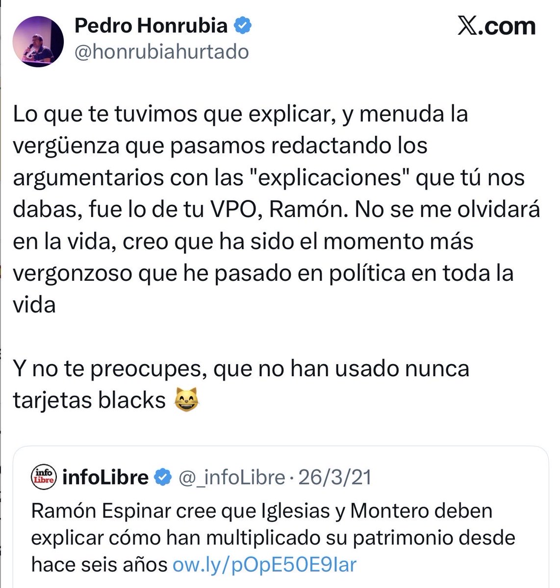Lo ha borrado y cambiado por uno más light.

Pero es brutal.
