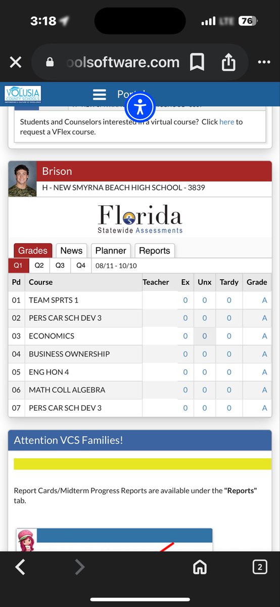 Straight A’s! <a href="/footballCudas/">Barracuda Football</a>