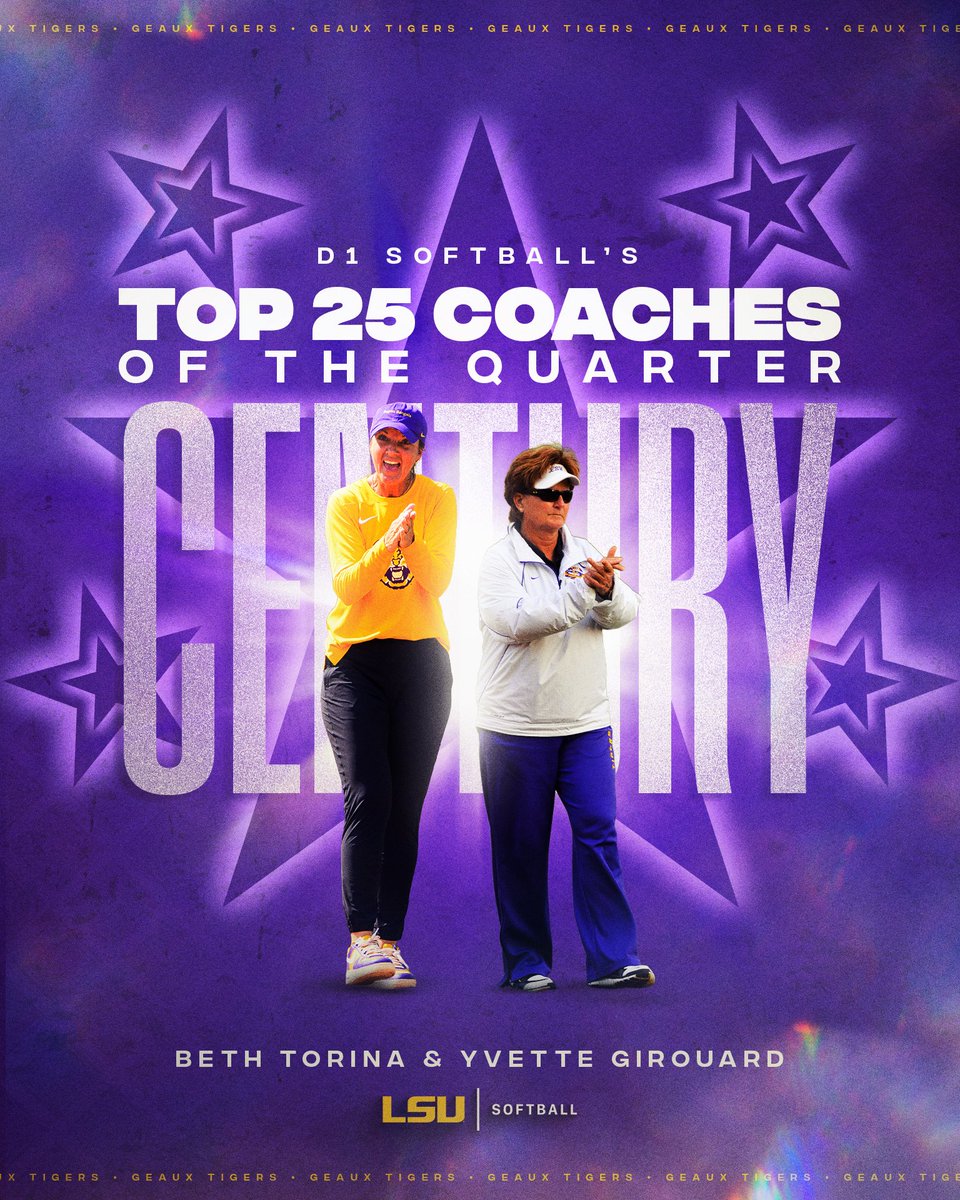 𝙐𝙣𝙙𝙚𝙣𝙞𝙖𝙗𝙡𝙚 𝙇𝙚𝙜𝙖𝙘𝙮

Beth Torina and Yvette Girouard have been named to D1Softball's All-Quarter Century Team.