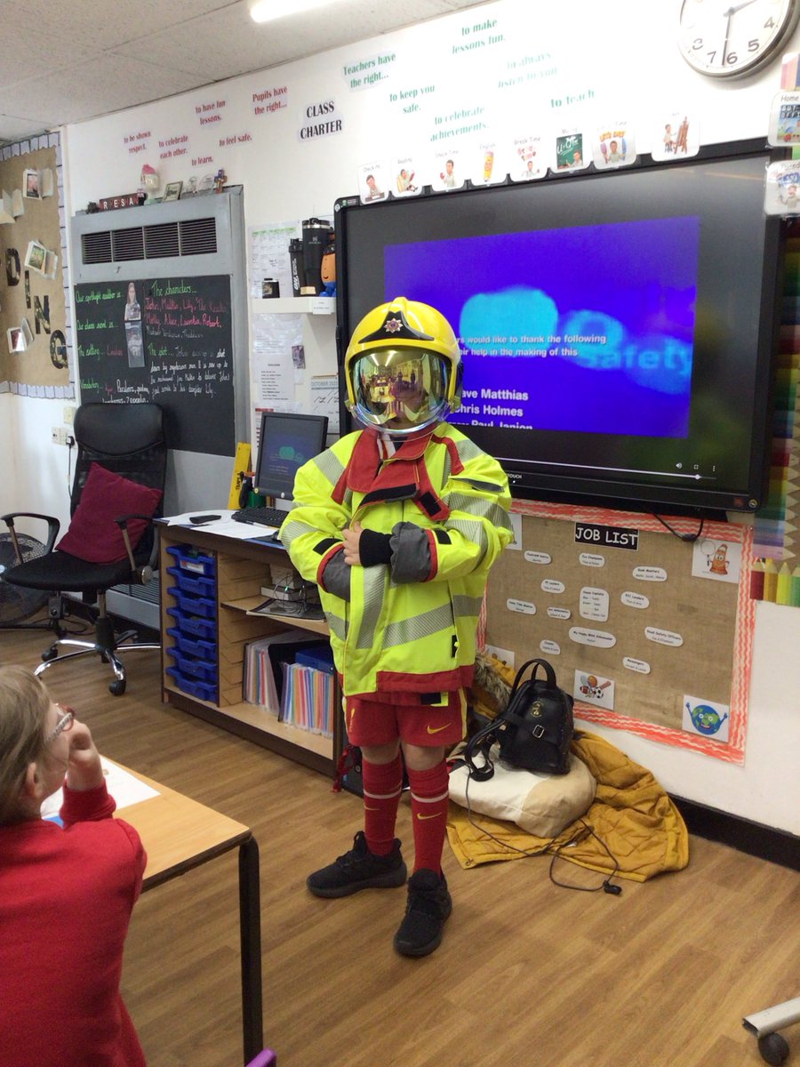 HMillSchool's tweet photo. We even got to try on some uniform! #FiveToThrive https://t.co/nHX3JIMA0Y