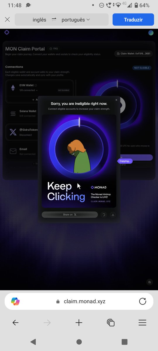 SidraToken's tweet photo. Because you did this to the community that supported you! 🥺 @monad @keoneHD
Porque vocês fizeram isso com a comunidade! 🥺 @monad @keoneHD
#Monad #Airdrop #NotEligible https://t.co/HFJ3EociNC