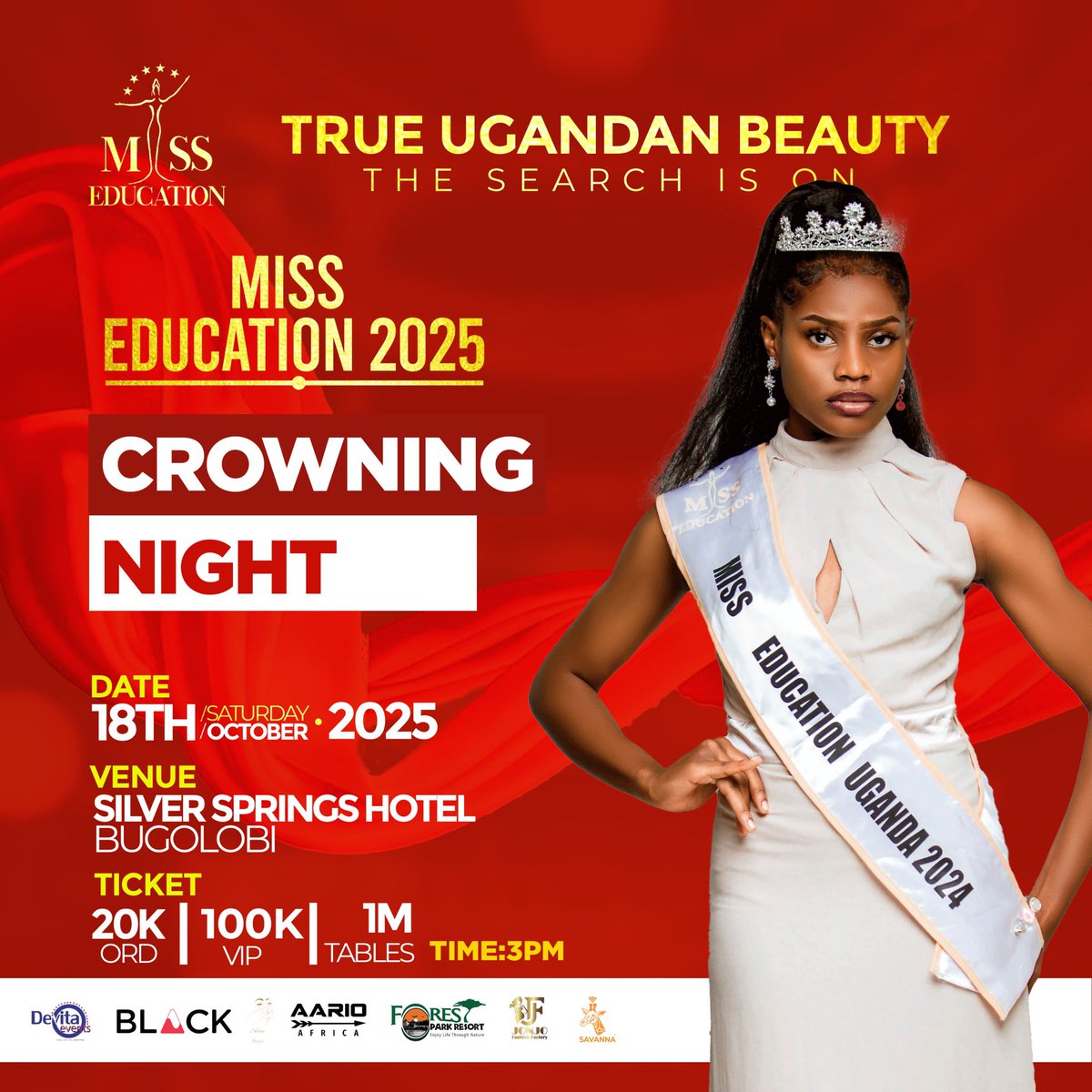 Crowning moments await! 👑 Join us this weekend for the Miss Education Grand Finale. Grab your tickets  now.