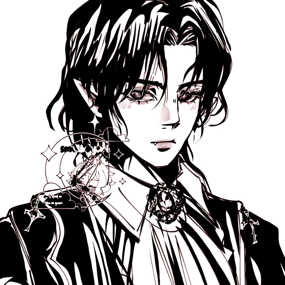 one of my ocs 🥀 #oc #デッサン #スケッチ