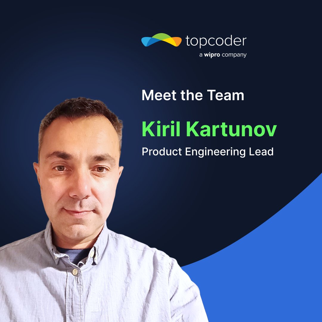 Topcoder's tweet image. Meet Kiril Kartunov — Product Engineering Lead at Topcoder 💡
He’s the quiet force behind our platform’s strength, scalability & AI innovation. From launching us on Hugging Face to building MCP endpoints - Kiril keeps Topcoder future-ready.
#Topcoder #AI #Innovation