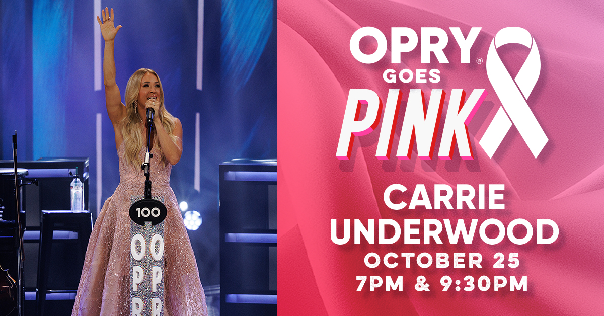Grand Ole Opry (@opry) on Twitter photo The Grand Ole Opry once again joins together with Susan G. Komen in the fight against breast cancer for Opry Goes Pink on Saturday, October 25! 🩷
 
Amy Grant will flip the switch on the Opry’s signature barn backdrop, turning it pink for the night. Additional performers include The Grand Ole Opry once again joins together with Susan G. Komen in the fight against breast cancer for Opry Goes Pink on Saturday, October 25! 🩷
 
Amy Grant will flip the switch on the Opry’s signature barn backdrop, turning it pink for the night. Additional performers include
