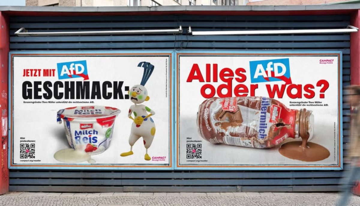 Ich frage mich wirklich was in diesen Linken Faschisten Köpfen vorgeht, hatten wir das nicht alles schon? Kauft nicht bei Juden, jetzt Müller, erst aufwiegeln, verbieten dann pure Gewalt! Widerlich…