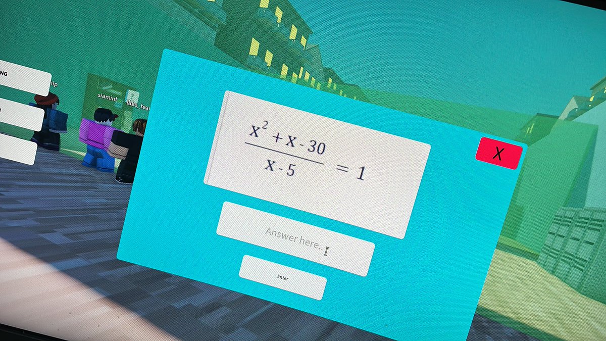 Japenmorh's tweet image. พักสมองโดยการเล่นroblox
แต่แม็พที่เลือก: