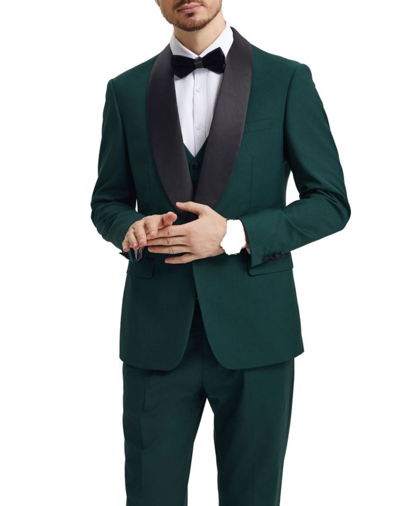 SuitsOutlets's tweet image. 🤯 You won’t believe this! Stacy Adams - Green 3 Piece Hybrid Fit Tuxedo Satin Shawl Lapel selling at $259.95 🤯⏩ shortlink.store/twfikp0ue92s

#mensstyle #mensfashion #styleinspo #styleoftheday