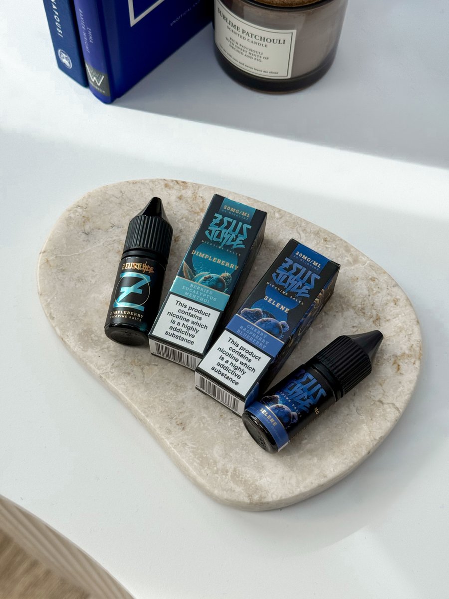 Dimpleberry 🍓 or Selene 🌙... Why choose?!
Mix &amp; match 5 10 flavours for £10 or 20 for £35 
ALL ranges included! ⚡
Original Gods, Zodiacs, Bar Salts, Tobacco, Bolt &amp; Proper Vape!
⏰ Offer ends 31st Oct 23:59...
zeusjuice.uk/shop/?filter_b…