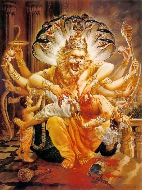 There are 2 Deities that are particularly ruled by Mars - Lord Hanuman &amp; Narsimha 

Both of these deities have a common life pattern where they are strong, fierce, courageous and the only reason for their birth was to protect someone else.

This is a lesson which Martians should