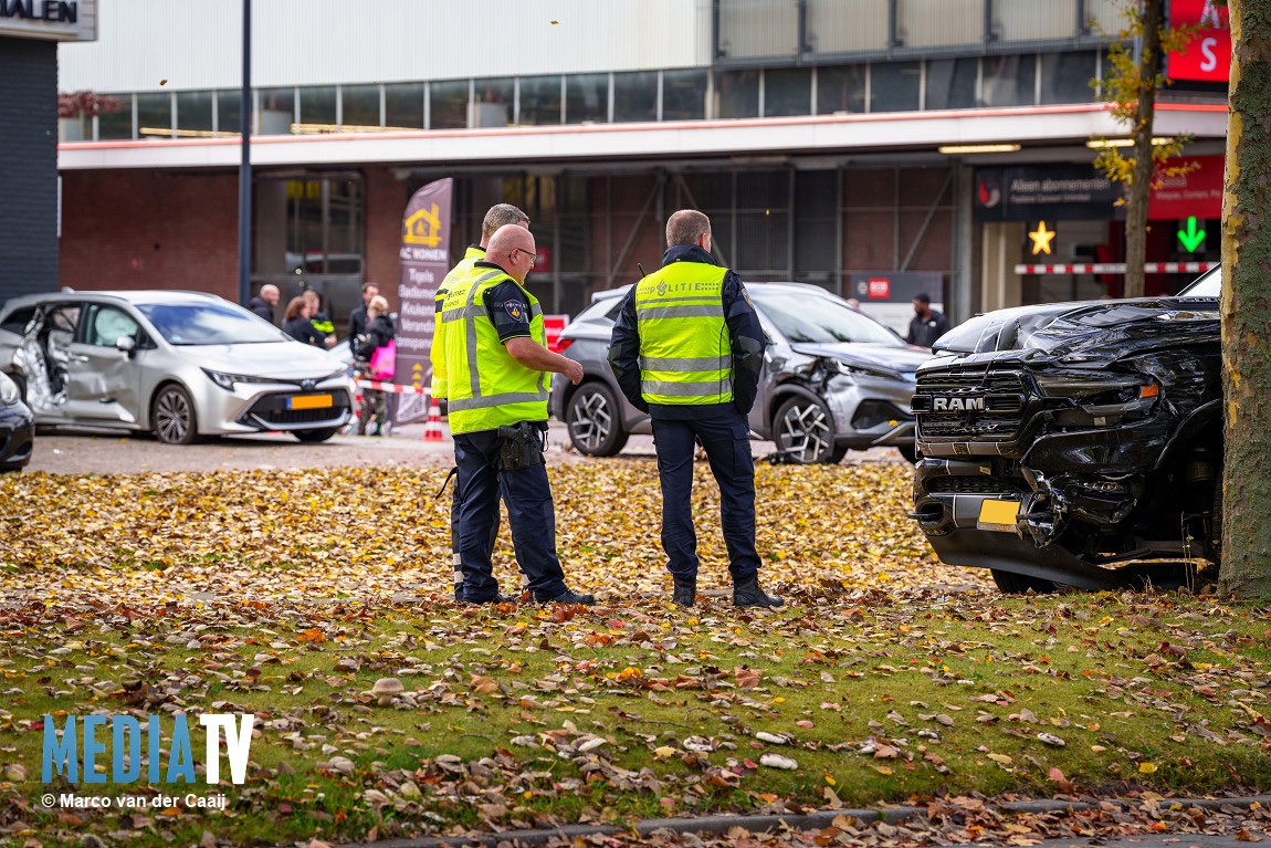 Zware aanrijding in Schiedam