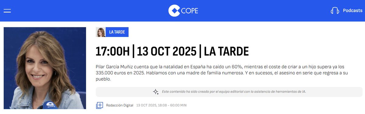Criar un hijo cuesta mucho y las #familiasnumerosas lo saben bien. Ayer hablamos de ello en <a href="/LaTardeCOPE/">La Tarde COPE</a> (4.40') a través de <a href="/lamadremolona/">Encarni Álvarez</a>, que repasó las grandes partidas de gasto y sus trucos para manejar el presupuesto. Lo más importante, planificar 👇 cope.es/programas/la-t…