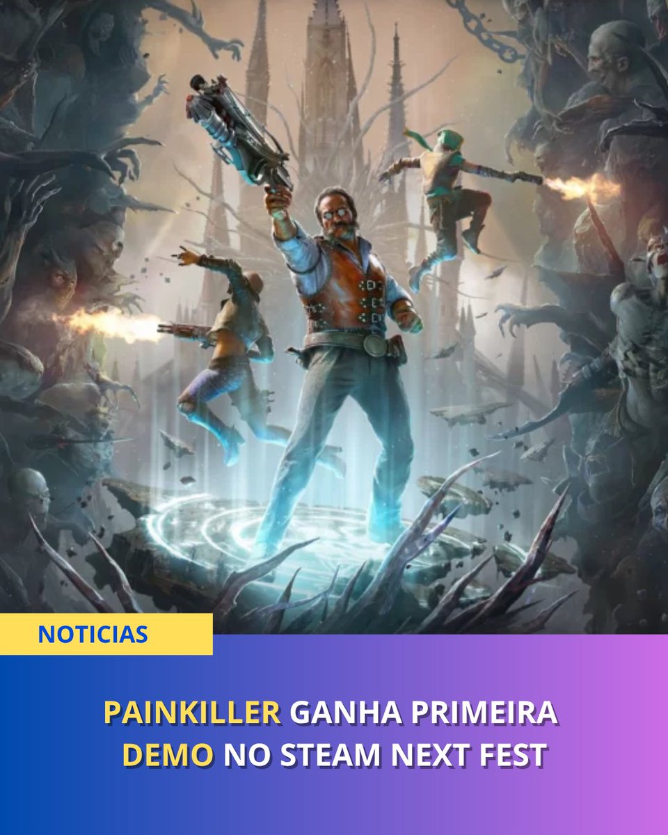 Experimente agora o jogo de tiro cooperativo de ação.🎮

Confira:mla.bs/506a6052

#Painkiller #SteamNextFest #EPGames