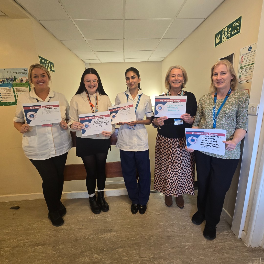 Our Orthotics Team and Speech and Language Therapy Team have been making pledges this allied health professions (AHPs) day 🎉

#AHPsDay <a href="/WHHAHPs/">WHH AHPs</a>