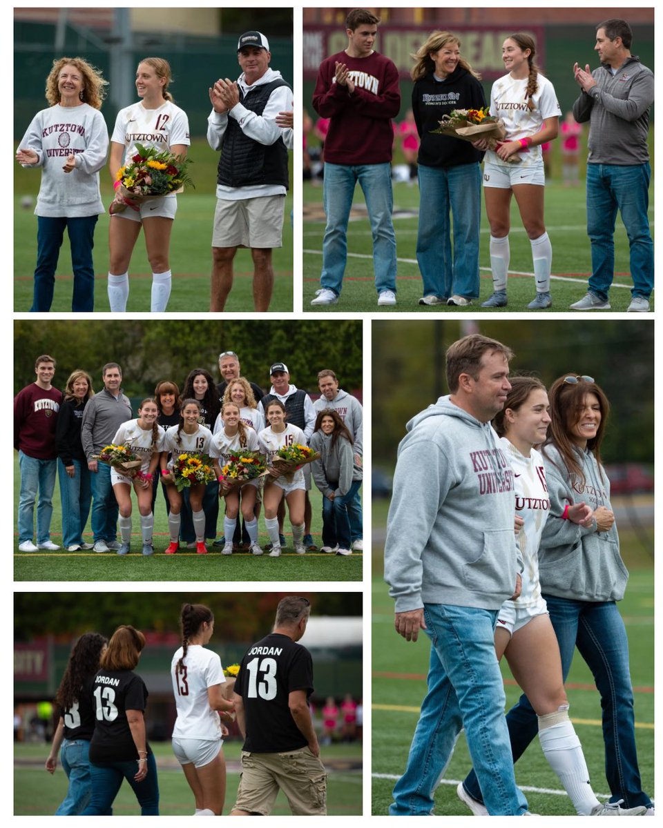 KutztownSoccer's tweet photo. Thank you to everyone who came out on Senior Day this past weekend and supported us vs Lock Haven! To KUWS family, friends, and fans - your support means more than you know! 🐻 ⚽️💛 https://t.co/8L5wOwQgJE