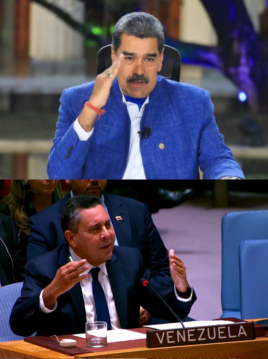 ¡La verdad de Venezuela resonó en la ONU! 🇻🇪

El Pdte. <a href="/NicolasMaduro/">Nicolás Maduro</a> destacó la contundente intervención de nuestro embajador Samuel Moncada, quien desmontó ante el Consejo de Seguridad las falsas narrativas del imperialismo.

#CHCh