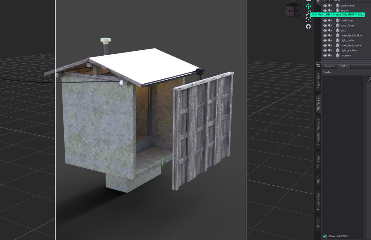 3DCG Toilet modeler_otm-01 tweet media
