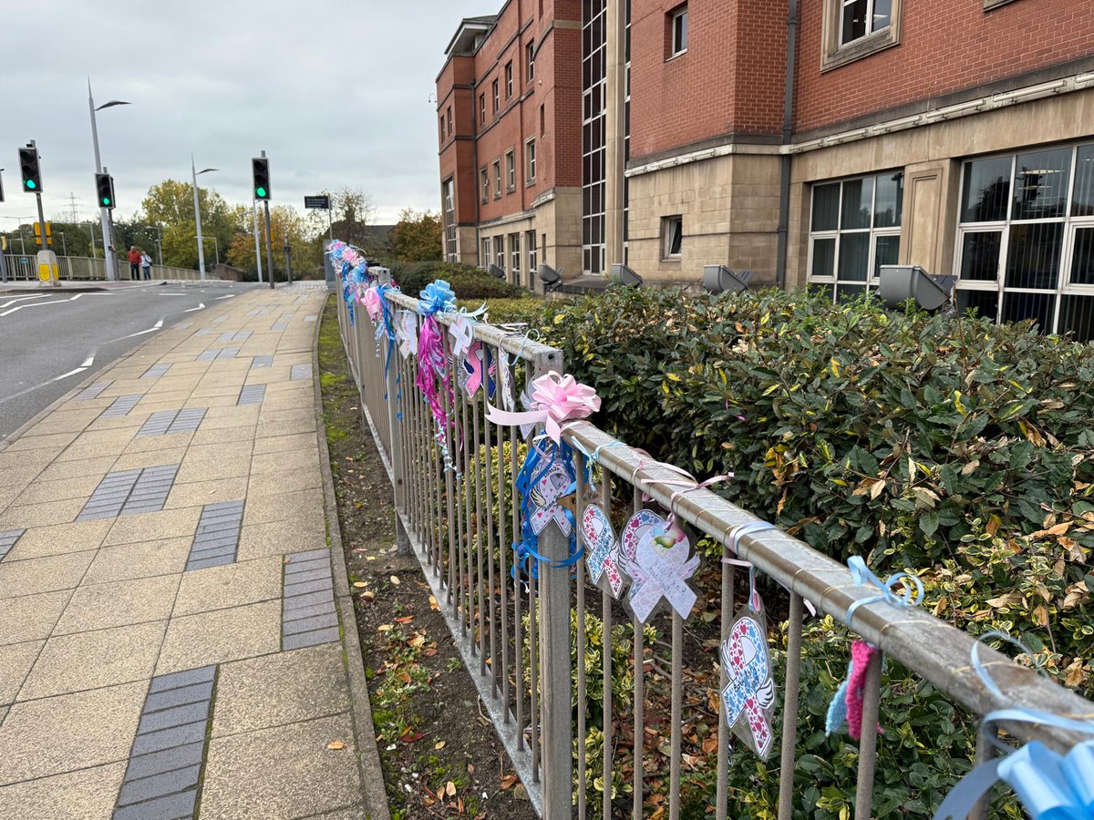 💙 We have been working with STILL to commemorate Baby Loss Awareness Week with a ribbon display outside the Civic Centre.
 
🕯️ We hope you will join us in the Wave of Light tomorrow (15 October) by lighting a candle at 7pm.
 
👉 Read more here: orlo.uk/Lqqdu