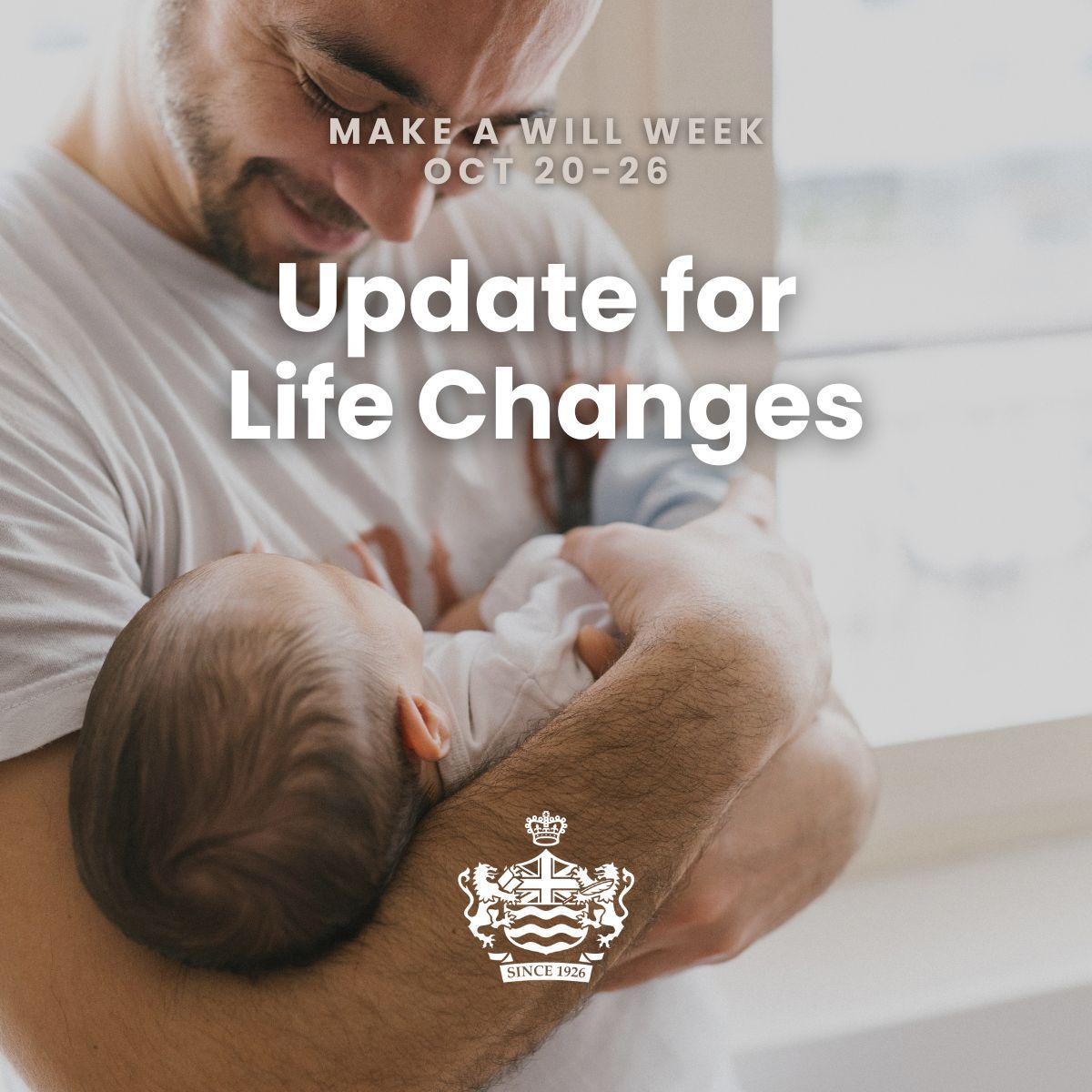 Had big life changes recently? Time to update your will!

Did you get married, have a baby, purchase a home, or get separated? Updating your will ensures your wishes reflect your life—today.

Use this Make a Will Week as your reminder to check in with your BC Notary: