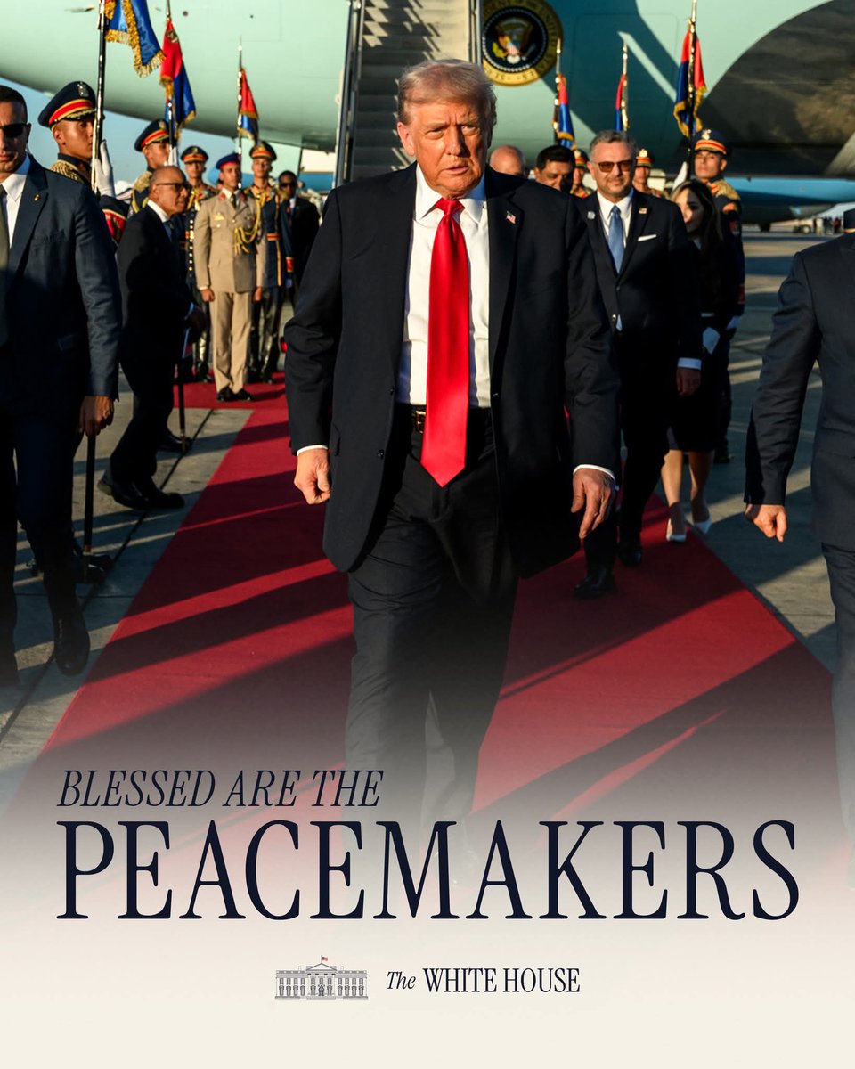"Blessed are the peacemakers, for they shall be called children of God".

And the lefties are losing it.   🤣🤣🤣