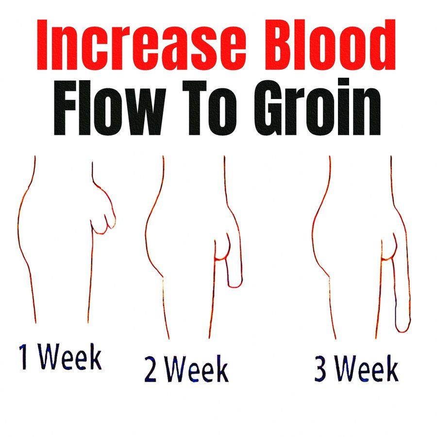 All men must do these exercises to increase blood flow to the Groin:

( Education purpose only)