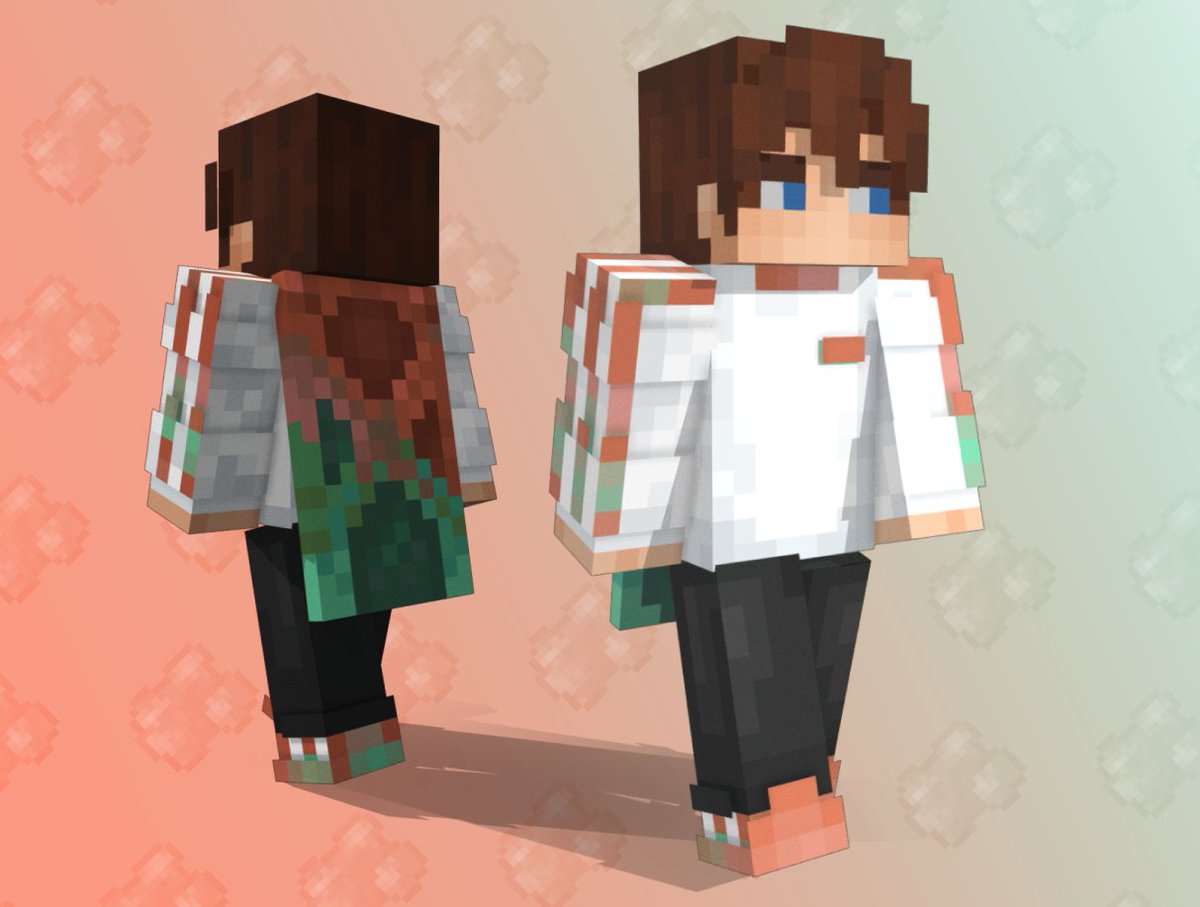 Math0X's tweet image. Nouvelle cape disponible pour fêter le Copper Age drop donc on continue le rituel du nouveau skin !

(Pour l&apos;obtenir vous avez juste à regarder 5min d&apos;un stream Minecraft sur Twitch)