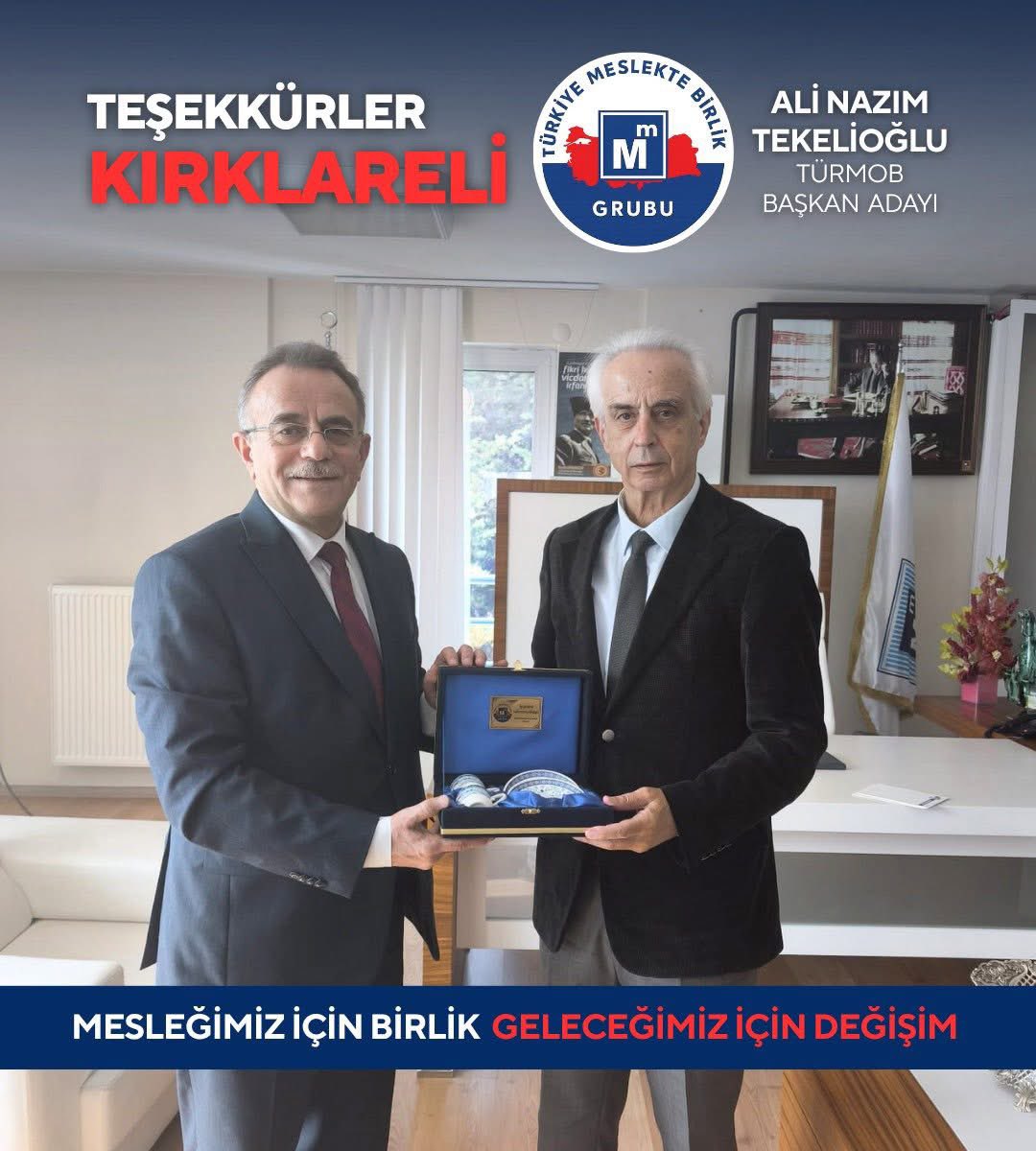 Meslek yasamız yenilensin,
Akıl terimiz değerlensin.
Talebimizi yineleyor,
DEĞİŞİM,ısrarla DEĞİŞİM diyoruz.
TÜRMOB seçim çalışmalarımız kapsamında istişare toplantımızı KIRKLARELİSMMM odasında yaptık.
Kırklareli SMMM Oda Başkanı Burhan ÜSTÜNKOL’a Delegelerimize teşekkür ediyoruz.