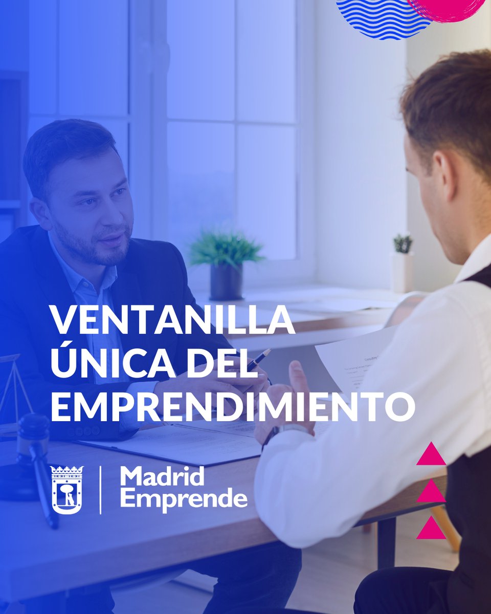 MadridEmprende's tweet image. Descubre la Ventanilla Única del Emprendimiento #VUE. 🤝
✔ Un espacio centralizado de información sobre el emprendimiento y la creación de empresas.
✔ Además, ofrece asesoramiento técnico en materia de adecuación de locales comerciales.
🔗 madridemprende.es/asesoramiento/…