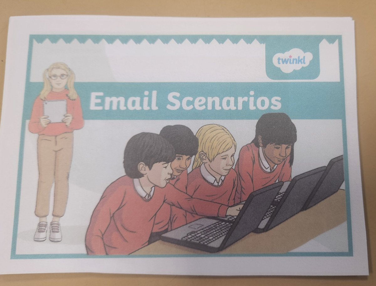 Y3OPS's tweet image. Today, we have been looking at how to write and send an email. We have discussed different scenarios about when it is safe to open an email or not #computing