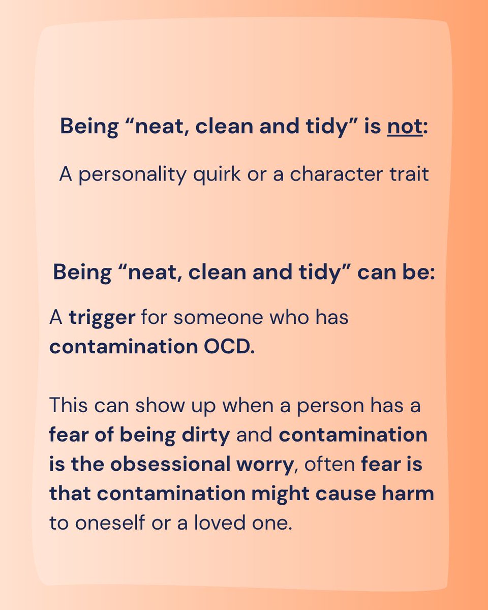 thesortedmhapp's tweet photo. It's OCD Awareness Week, swipe through to find out what OCD is (and what it is not) 🌱 

Stay tuned to find out about the different types of OCD 🪴 https://t.co/In3UJsCxNj