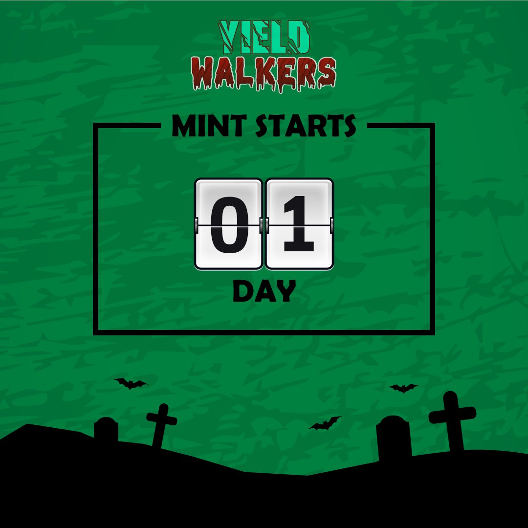 Mint starts in 1 day 🧟‍♂️

🔗 Burn-to-mint: stargaze.zone/l/yieldwalkers

#YieldWalkers #NFTfi #Stargaze