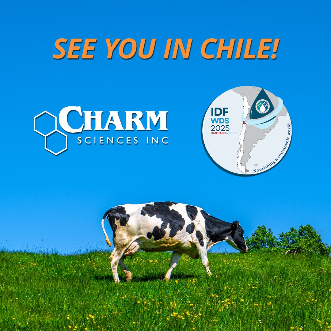 Charm Sciences is heading to the IDF World Dairy Summit, October 20–23! Visit us at Booth #B5 to learn how our rapid solutions are redefining antibiotic testing.