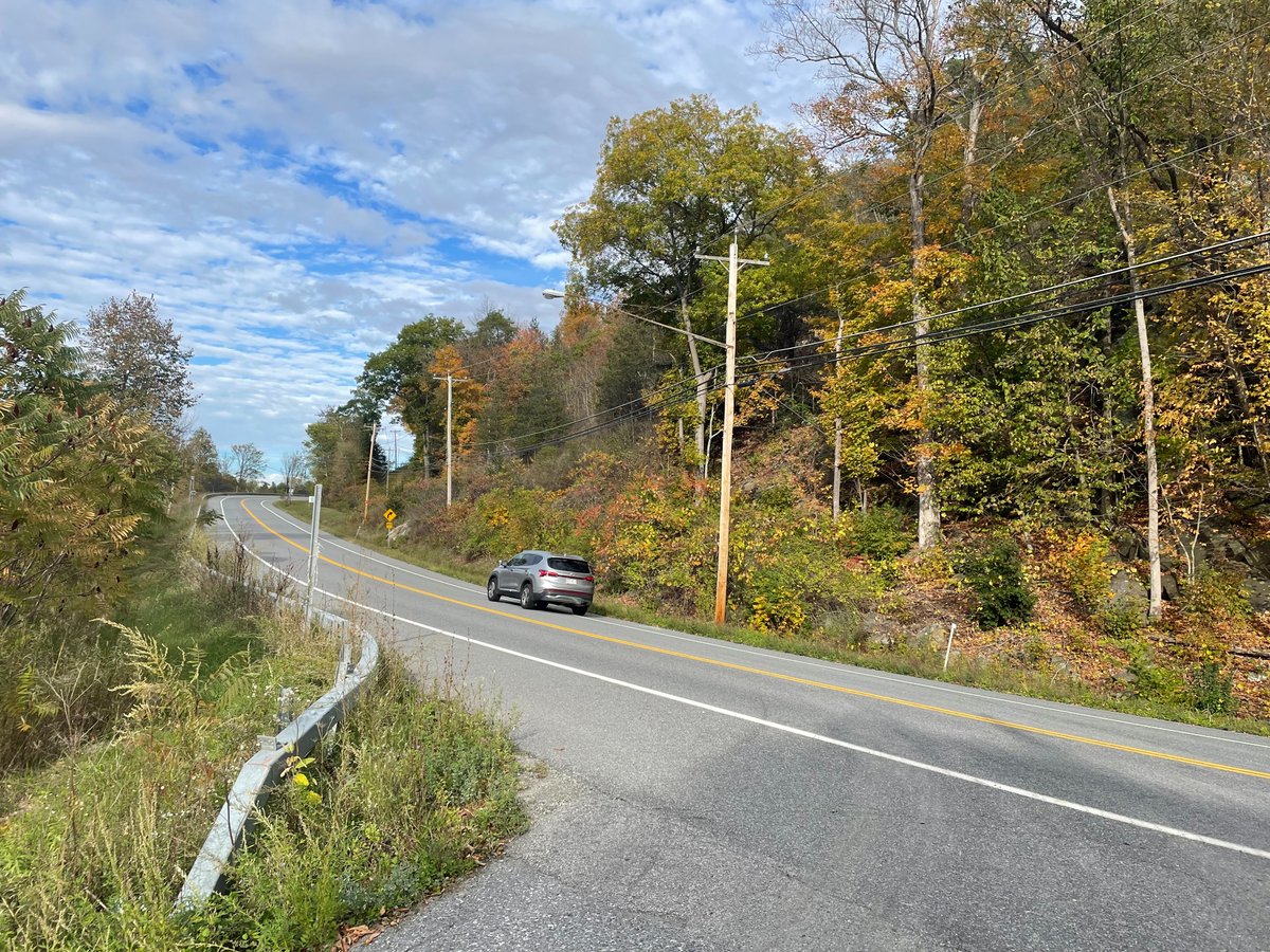 Fall's bustin' out in Essex County: Here's the view from State Route 9N in Ticonderoga. Leaf peeping continues in the Capital Region. Keep your eyes on the roads, be prepared for increased traffic, and watch out for slippery spots as the leaves come down.