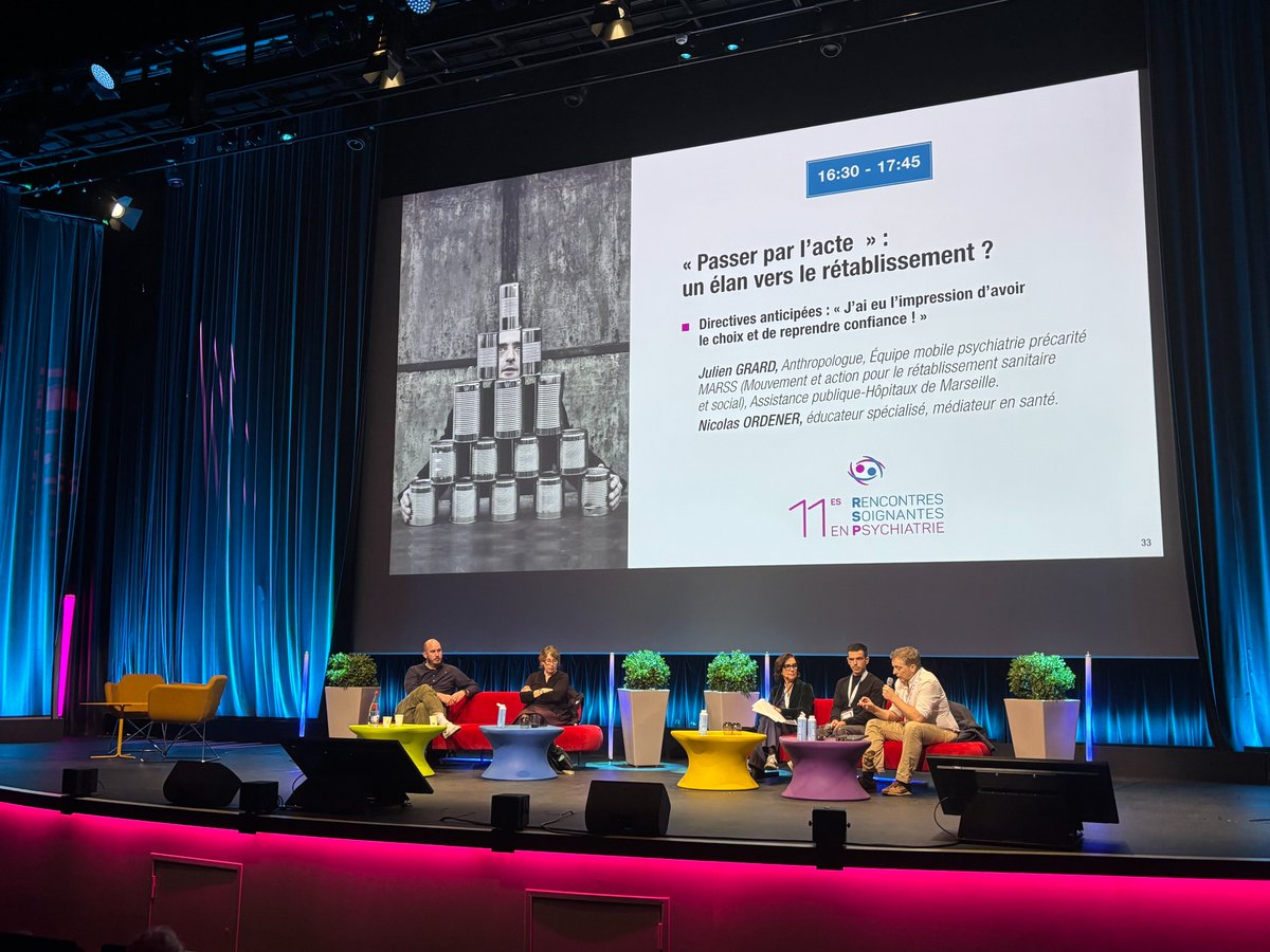 👉Directives anticipées : « J’ai eu l’impression d’avoir le choix et de reprendre confiance ! »

🎙️Nicolas ORDENER, Éducateur spécialisé, Médiateur en santé.

#RSP2025 #Psychiatrie #SantéMentale