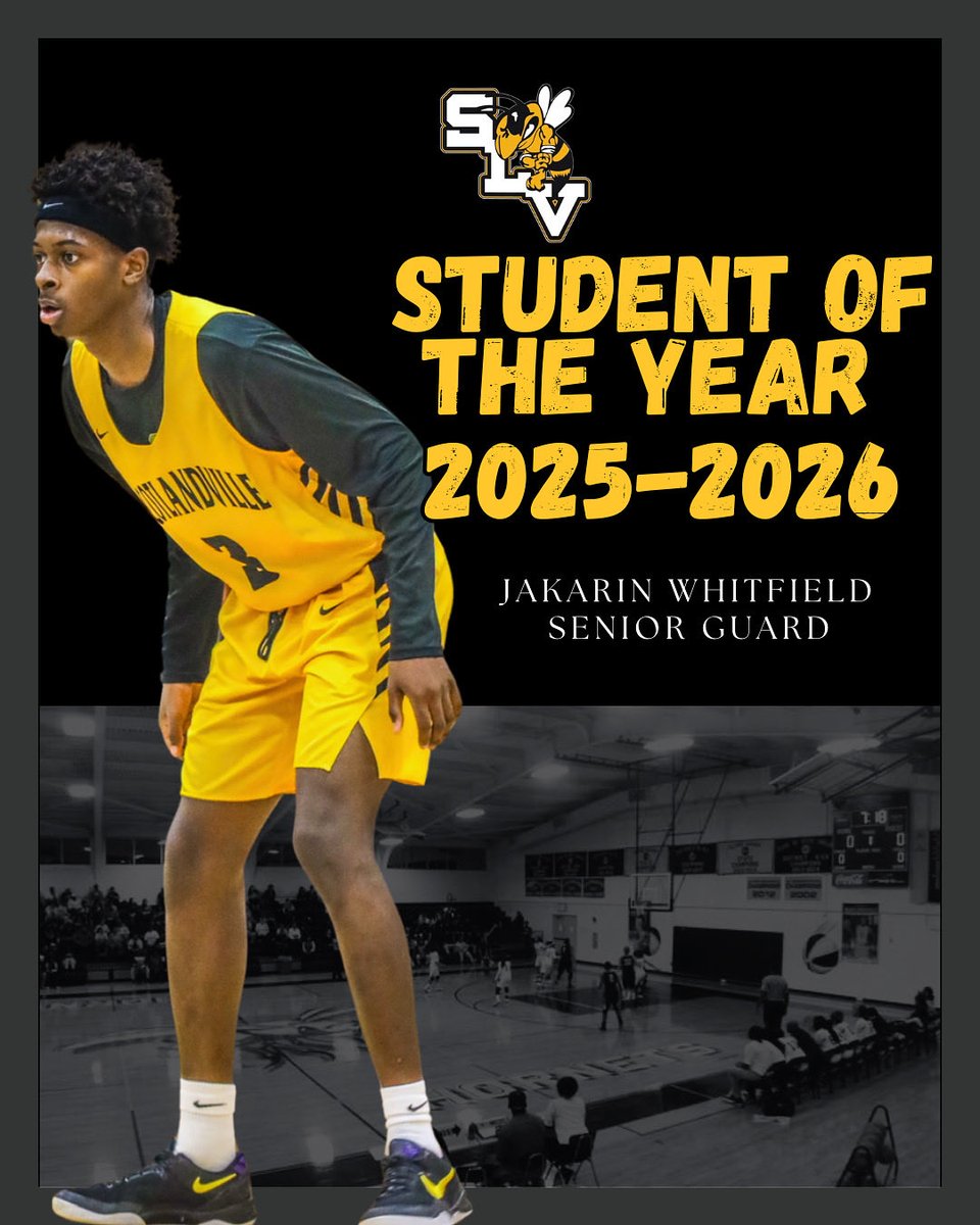 Massive congrats to Jakarin "JK" Whitfield, Scotlandville's Student of the Year 2025-2026! He has met and went above the Scotland Standard . He's crushing it on the court and in the classroom with a 4.4 GPA and 3 years of starting varsity! #SLVHoops #StudentAthlete