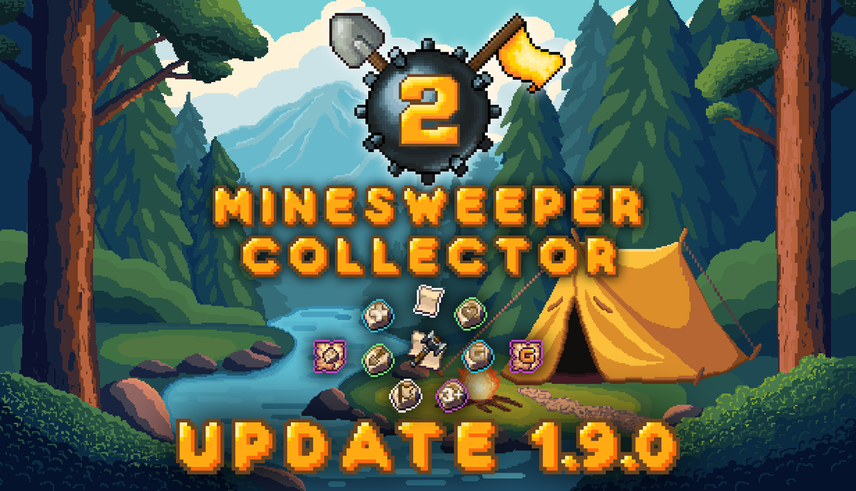 MinesweeperGems's tweet photo. Minesweeper Collector 2 Update 1.9.0 🎈
- Crafting items
- Items and coins appear on the field
- 7 items for crafting
- 2 new scrolls
- All items and scrolls have 4 qualities
- Redesigned inventory
- 3 new achievements, 1 redesigned
Details: https://t.co/Jaj2P6Ah17 https://t.co/tDKgzfso4j