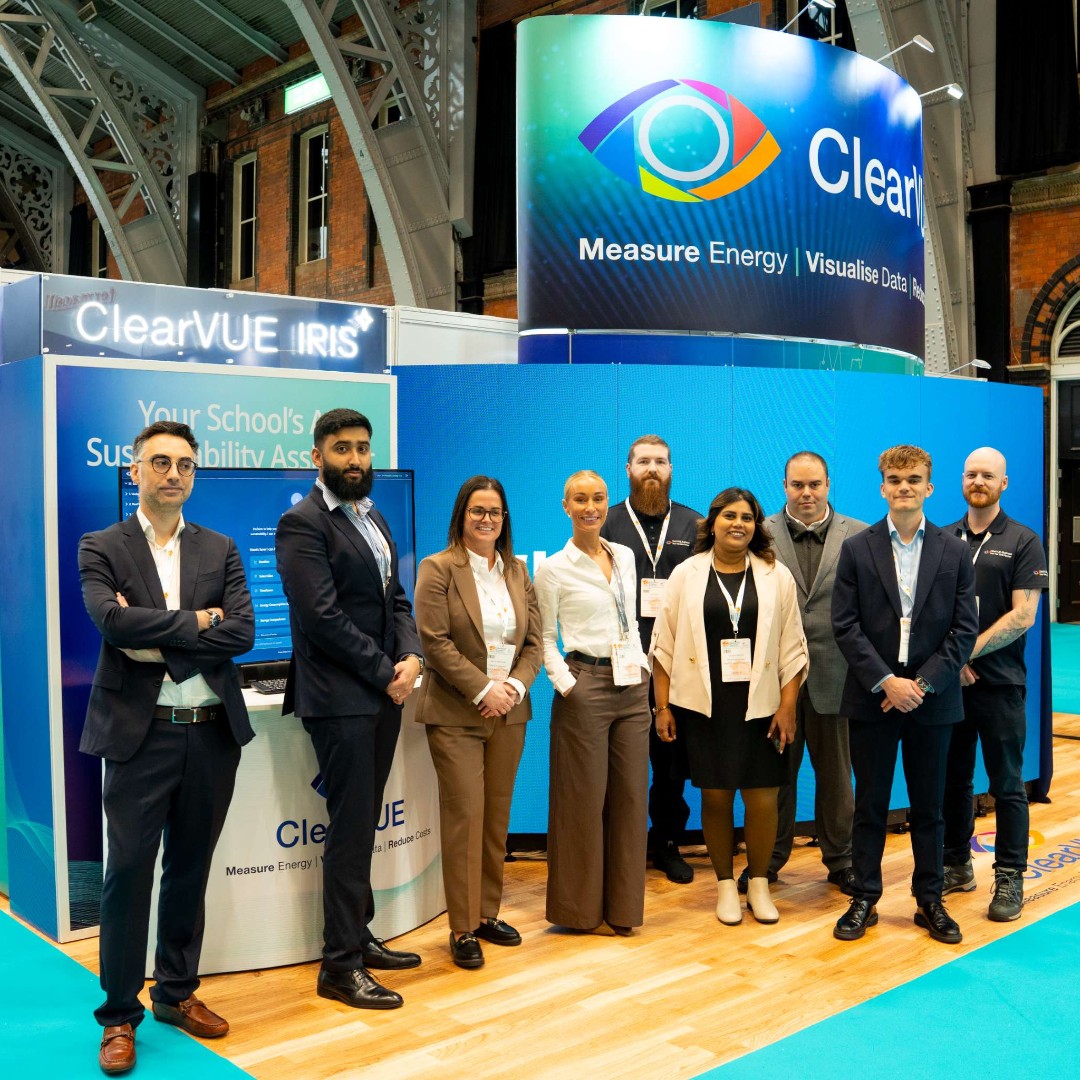 Clearvue_'s tweet image. Fantastic first day at Education Estates! 🌟
Loved sharing how #ClearVUE energy intelligence drives net zero in education.
See you tomorrow at Stand 117 for a live demo!
#Sustainability #NetZero
