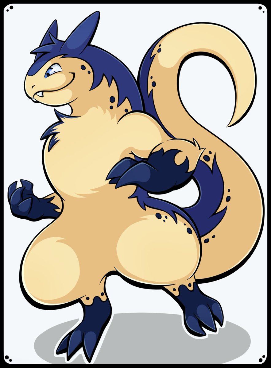 Meet Eon! 
A smug and dangerously clever Typhlosion!
He's also pretty cheeky, heh~ 
I'll post the other colored images throughout the week!