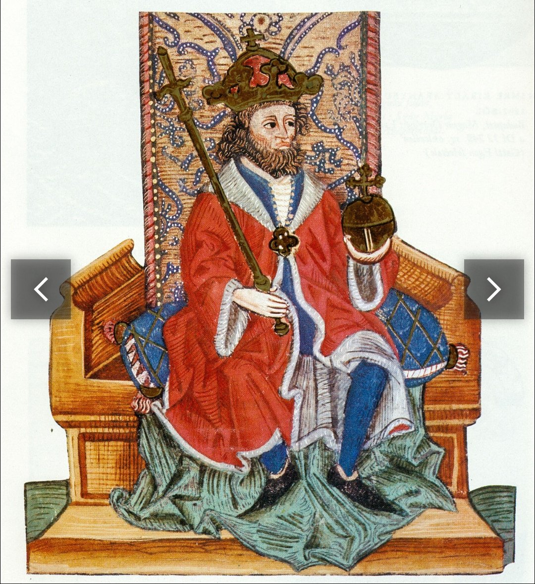 Carlos III de Nápoles, tão vendo oq ele está segurando? Pq as pessoas ainda acham que na idade média todo mundo era retardado?