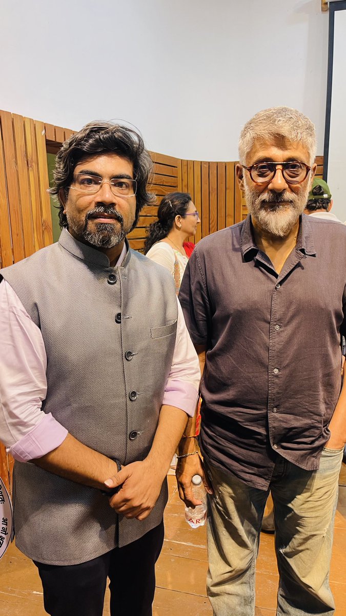 akparnami's tweet photo. Spoke about Shri @vivekagnihotri ji yesterday — a storyteller who doesn’t just narrate, he lives every truth before sharing it with the world.

#TheBloodRepublicOfBengal #VivekAgnihotri #StoryOfTruth https://t.co/p64MGBF84I