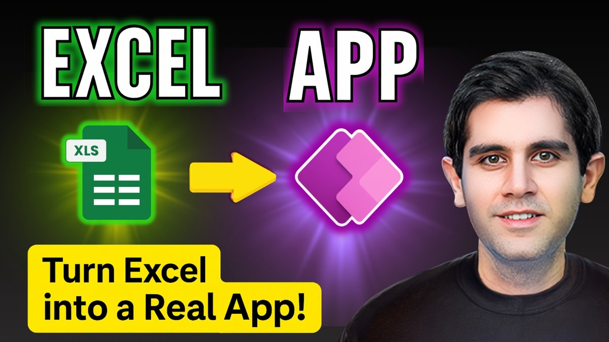 rezadorrani's tweet image. 🚀 Turn Your Excel Sheets into Power Apps!

Bring your Excel data — including multiple tables, pivot tables, and relationships — to life with Microsoft Power Apps. 💡

🎥 Watch the full tutorial here: youtu.be/z9IRLTvBInU

#PowerApps #Excel #Dataverse #Microsoft
