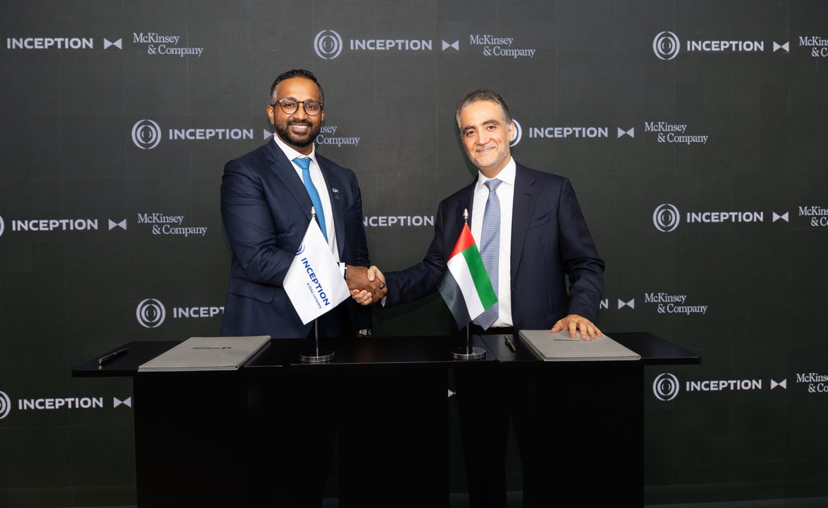 Inception_ai_'s tweet image. Today at #GITEXGlobal2025, we announced a strategic partnership with @McKinsey to enhance board and executive effectiveness through the power of AI.

Visit us at G42 District in Hall 6 and the Government Hall in Hall 18 to learn more.

#Inception #G42 #McKinsey #QuantumBlack