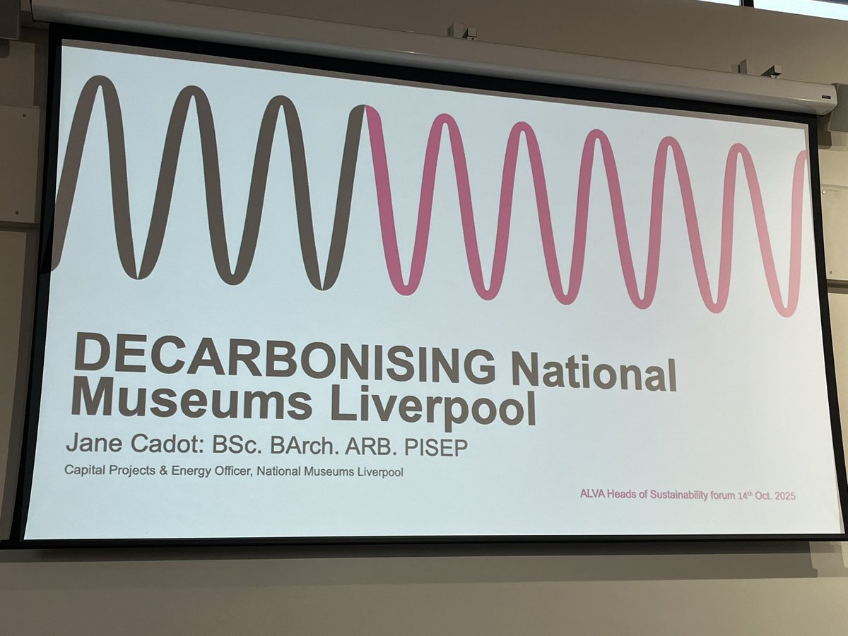 A really inspiring and thought provoking day with <a href="/alva_uk/">ALVA</a> Heads of Sustainability forum generously hosted by <a href="/SSGreatBritain/">Brunel's SS Great Britain</a> - great presentations mainly on the issue of decarbonisation by our hosts and <a href="/BarbicanCentre/">Barbican Centre</a> <a href="/NML_Muse/">National Museums Liverpool</a> <a href="/Marwellwildlife/">Marwell Wildlife</a> <a href="/wethecurious_/">We The Curious</a> &amp; <a href="/AmgueddfaCymru/">Amgueddfa Cymru | Museum Wales</a>