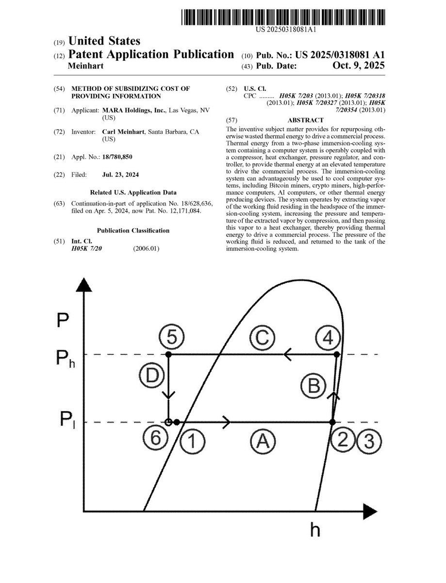 level941's tweet photo. Marathon is the Lockheed of digital energy. 

I’ve seen this before. Study history. 

MARA’s shift mirrors 1950s Lockheed. A civilian company developing classified infrastructure under public-market cover

These latest patents prove what the market hasn’t priced in: this company isn’t a miner anymore. it’s an energy-to-compute defense contractor in disguise. 

MARA now has thermal, electrical, and cryptographic sovereignty. The holy trinity.  

Bitcoin will back treasuries, and MARA’s patents will power the reactors that mint the collateral. 

You all faded the next Lockheed.