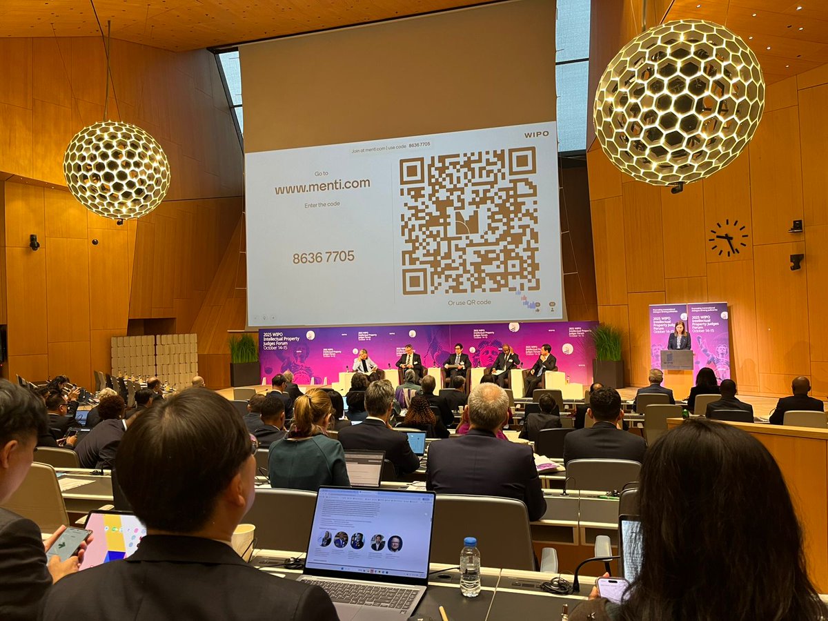 En el «Foro 2025 de la OMPI para Jueces de Propiedad Intelectual», que se celebra en Ginebra, el magistrado <a href="/gomezapac_hugo/">Hugo R. Gómez Apac</a>  disertó sobre «El conflicto potencial entre diseños industriales, marcas tridimensionales y modelos de utilidad»