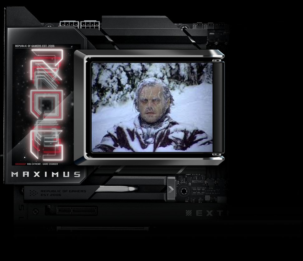 AIO so Cool it freezes. #TrickOutYourBuild #ASUS #X870 #Z890 #B860 #B850