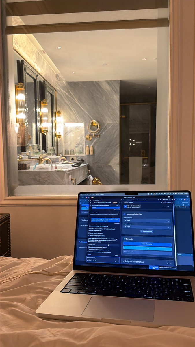 reubendorje's tweet image. Using @Replit to build an AI Translator app, currently in India and nothing seems to work to correctly translate the languages of locals.. so been working on this to make life easier over here, for me and hopefully other travellers!